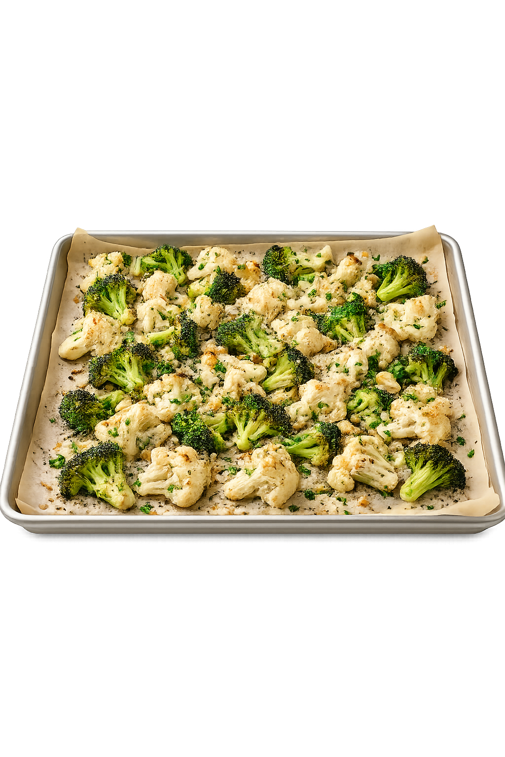 Tay's one-sheet roasted broccoli and cauliflower